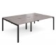 Adapt 1600mm Deep Sliding Top Double Back to Back Bench Desk